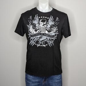 ✨3/$15 Express black white United By Nobility t-shirt M